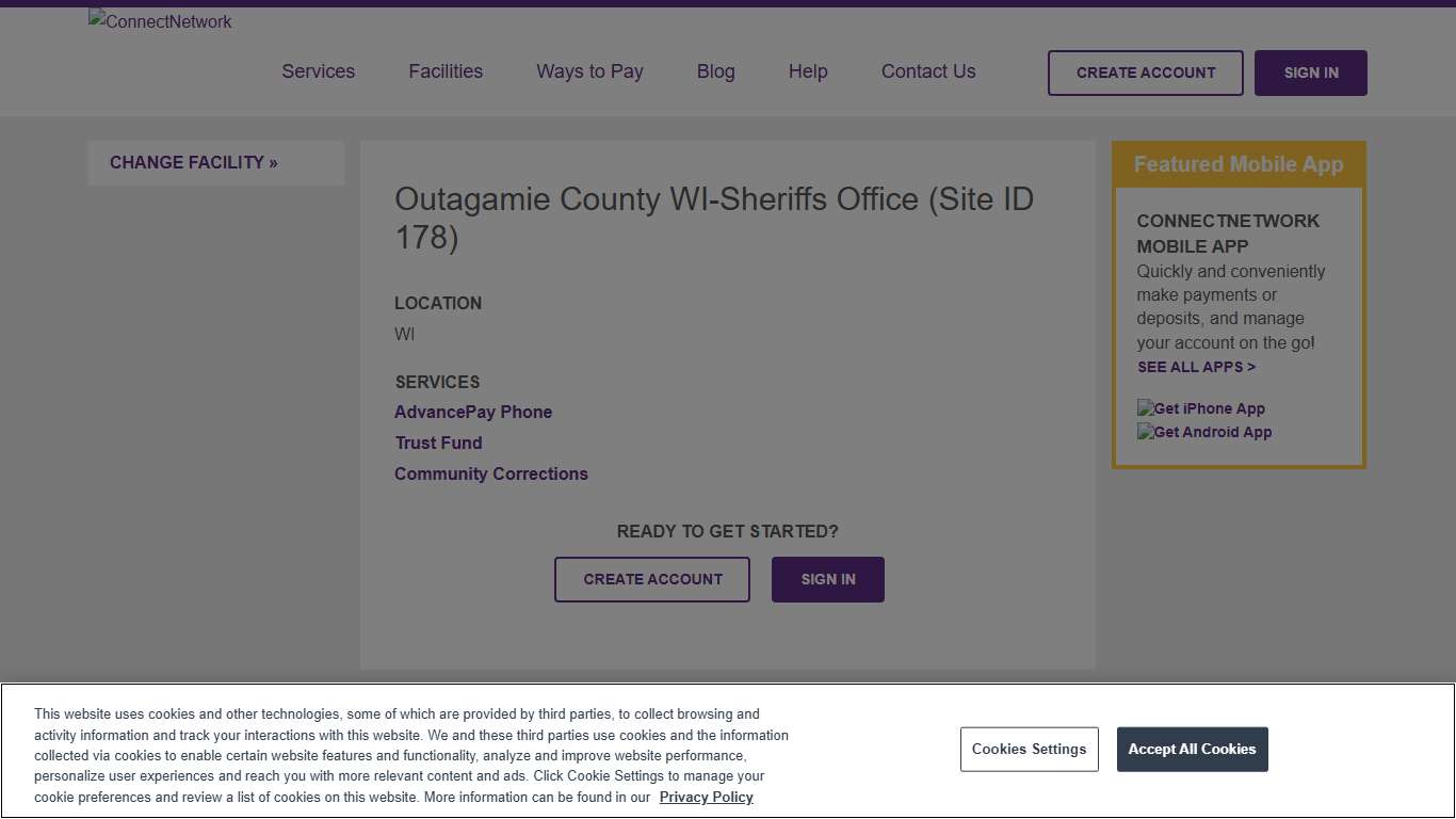 Outagamie County WI-Sheriffs Office ConnectNetwork